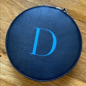 Mark & Graham monogram D jewelry travel case